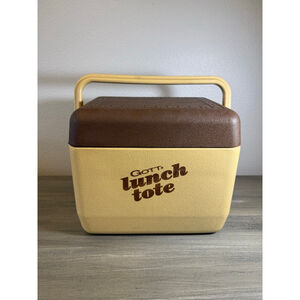Vintage GOTT Lunch Tote Cooler 6 Pack Model 1806 USA No Ice Pack